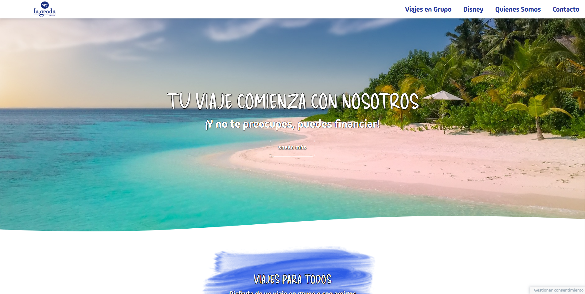 Página web para agencias de viaje creadas por ACTIVEXSOFT INFORMATICA y VSVIAJES
